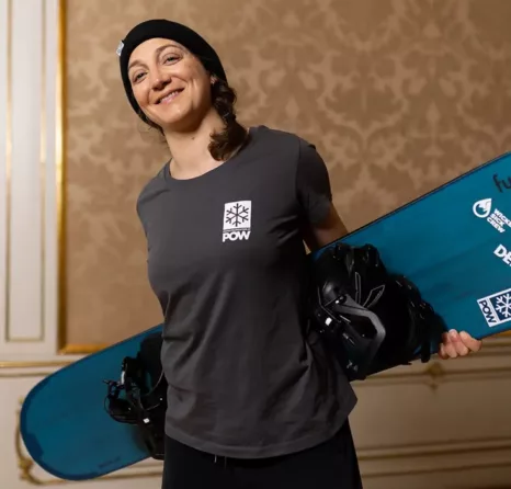 Freeride-Snowboard-Weltmeisterin Manuela Mandl